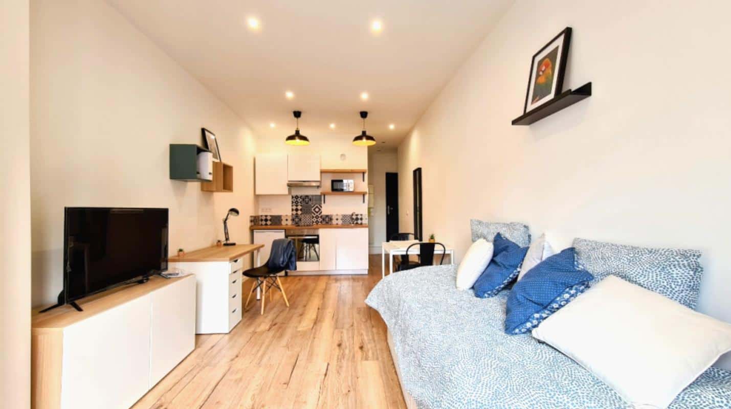 Location 5 Avenue Roger Salengro Villeurbanne 69100 T1 Meublé